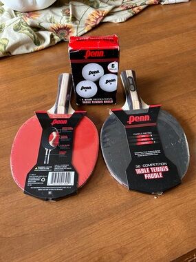 Competition Table Tennis Paddle Set with Balls Ping Pong